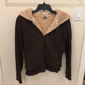 Old Navy fur lined hoodie